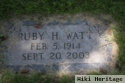 Ruby H. Watt