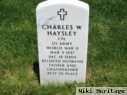 Charles W Haysley