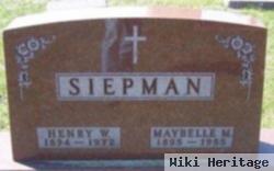 Henry W Siepman