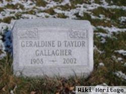 Geraldine D. Taylor Gallagher