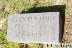 Allen D Vaden