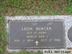 Leon P Burger, Sr