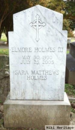 Elmore Holmes, Iii