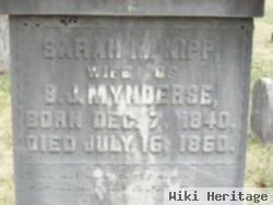 Sarah M. Kipp Mynderse