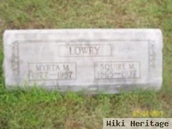 Squire M. Lowry