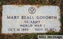 Mary Beall Goforth