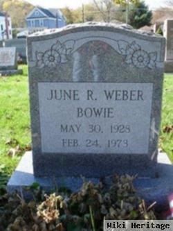 June R. Weber Bowie