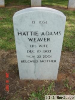 Hattie Adams Weaver