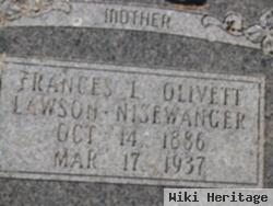 Frances L Olivett Nisewanger