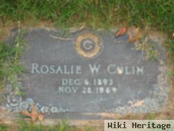 Rosalie W Culin