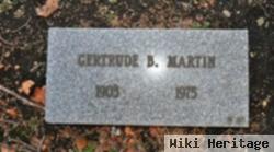 Gertrude B Martin