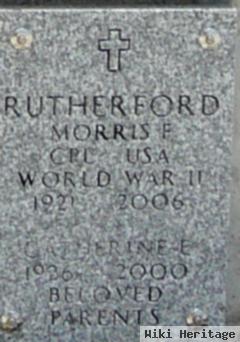 Catherine E Rutherford