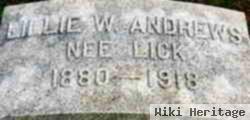 Lillie W Lick Andrews