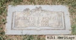 Muzette E. Rummel