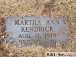 Martha Ann Kendrick