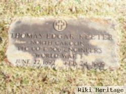 Thomas Edgar "tom" Keeter, Sr