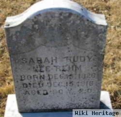 Sarah Rehm Rudy