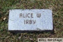Alice W Irby