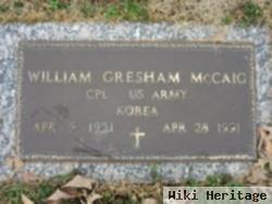 William Gresham "buster" Mccaig