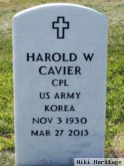 Cpl Harold Wayne Cavier