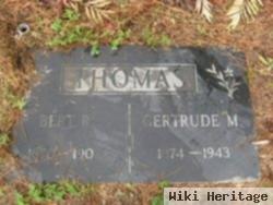 Gertrude M Thomas