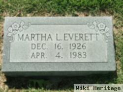 Martha L Everett