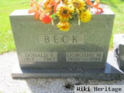 Donald F Beck