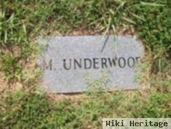 M Underwood
