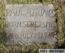 Paul H Humes