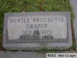 Myrtle Brockette Draper