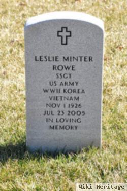 Sgt Leslie Minter Rowe