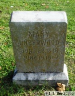 Mary Underwood