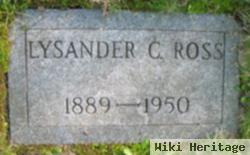 Lysander C Ross