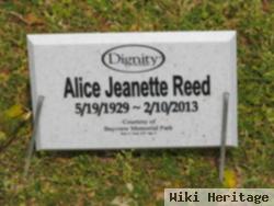 Alice Jeanette Reed