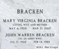 Mary Virginia Tinkham Bracken