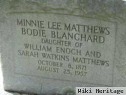 Minnie Lee Matthews Blanchard