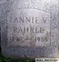 Fannie V. Hughes Rahrle