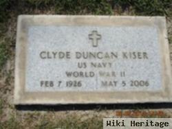 Clyde Duncan Kiser