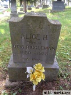 Alice H Wolfe Riggleman