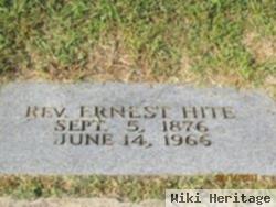 Rev Ernest Hite