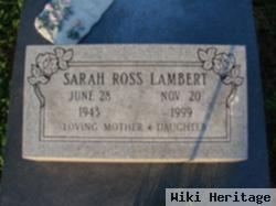 Sarah Ross Lambert