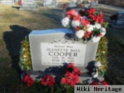 Sara Jeannette Ball Cooper