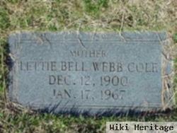 Lettie Bell Webb Cole