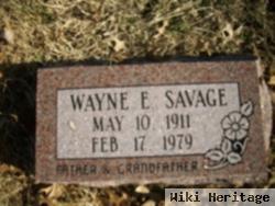 Wayne E Savage