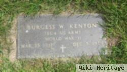 Burgess W Kenyon