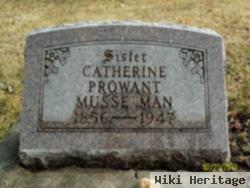 Catherine Rebecca "kate" Prowant Musselman