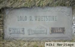 Lolo Ruth Land Whetstine