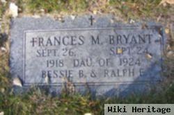 Frances M Bryant