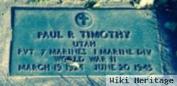 Pvt Paul Reynolds Timothy