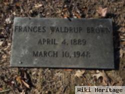 Frances Waldrup Brown